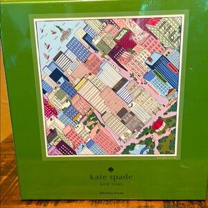 NWT Kate Spade Vibrant Aerial Cityscape Map Puzzle